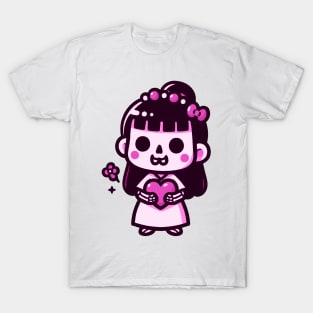 Pink Ghost Doll T-Shirt